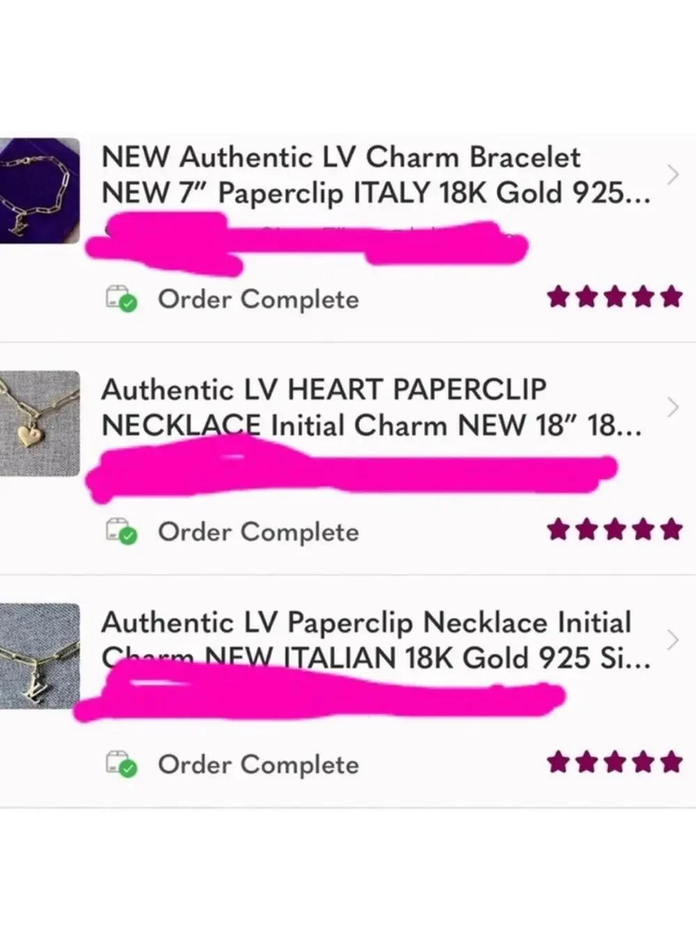 🆕 Vintage Gucci Charm 24k gold horse shoe Necklace Paperclip 925 Silver NWT - Picture 10 of 14